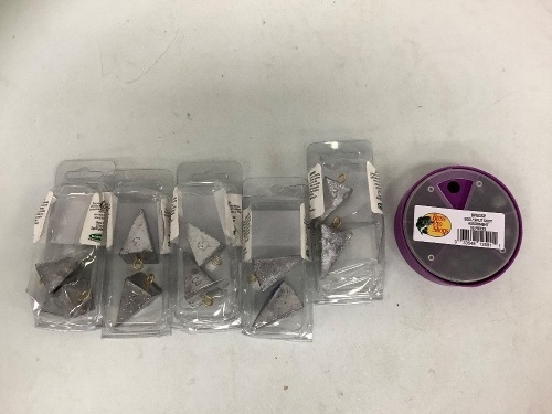Lot of (6) Assorted Sinkers, E-Commerce Return - Lot 124