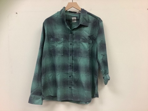 Ascend Expedition Button-Down Long-Sleeve Shirt for Ladies, XL, New, Sold as is - Lot 150