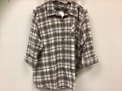 Natural Reflections Ladies Flannel Shirt, XXL, New, Sold as is - Lot 154