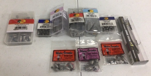 Lot of (10) Fishing Lure and Weights, E-Commerce Return, Sold as is - Lot 162