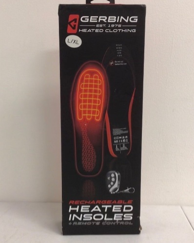 Gerbing Rechargeable Heated Insoles L/XL, E-Commerce Return, Sold as is - Lot 172