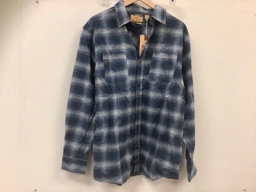 RedHead Ranch Mens Flannel Shirt, L, New, Sold as is - Lot 239