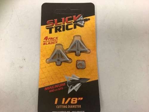 Slick Trick Magnum Replacement Blades, E-Commerce Return, Sold as is - Lot 257
