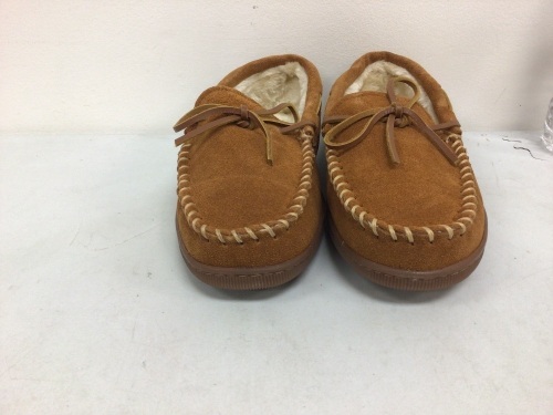 Mens Minnetonka Pile Lined Hardsole Shoes, Size 10, E-Commerce Return - Lot 274