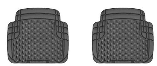 WeatherTech AVM Trim-to-Fit Rear Floor Mats Only, New, Sold as is - Lot 352