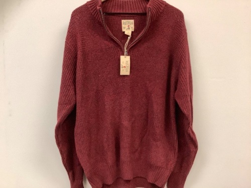 RedHead Mens 1/4 Zip Sweater, L, E-Commerce Return, Sold as is - Lot 354