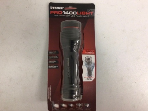 Iprotec Pro 1400 LED Waterproof Flashlight, E-Commerce Return, Untested, Sold as is - Lot 395