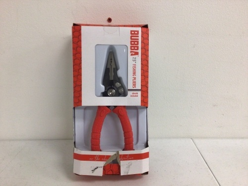 Bubba 7.5" Fishing Pliers, E-Commerce Return, Sold as is - Lot 429