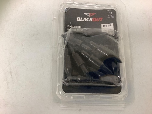 Blackout 150gr Field Points, E-Commerce Return, Sold as is - Lot 444