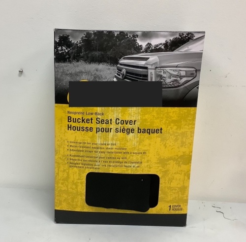 Neoprene Bucket Seat Cover, E-Commerce Return, Sold as is - Lot 485