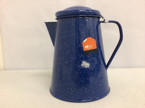 GSI Outdoors 12 Cup Enamelware Percolator, E-Commerce Return, Missing Knob, Sold as is - Lot 589