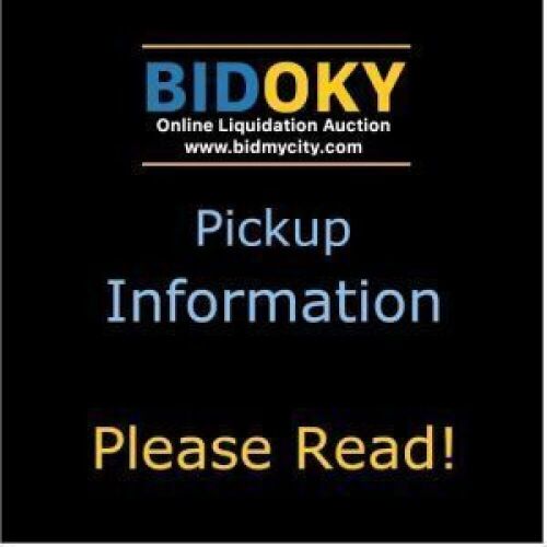 PICKUP INFORMATION - PLEASE READ! - Lot 3