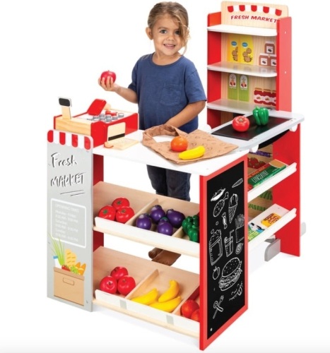 Kids Pretend Play Grocery Store Supermarket Toy Set w/ Accessories - Lot 106