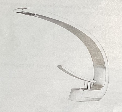 Wovier Curved Bathroom Sink Faucet with Supply Hose - Lot 141
