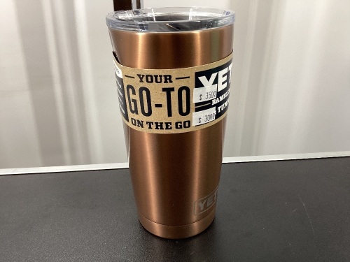 Yeti Rambler 20oz Tumbler, Dent on Side - Lot 170
