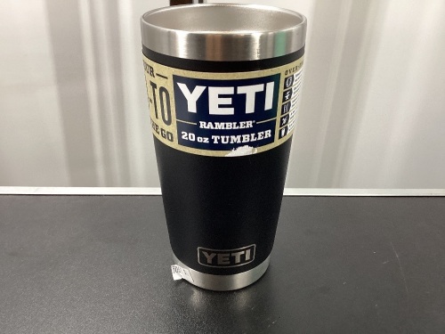 Yeti Rambler 20oz Tumbler, Missing Lid - Lot 191