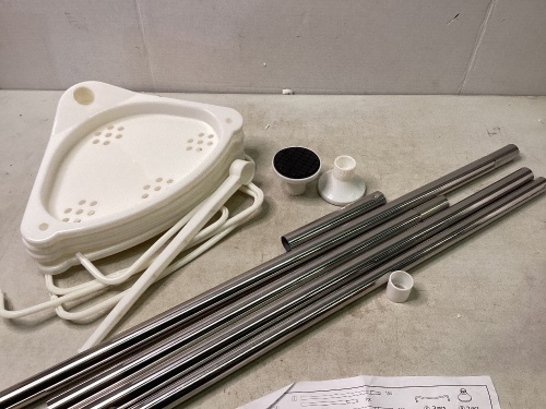 4 Tier Shower Corner Shelf - Lot 233