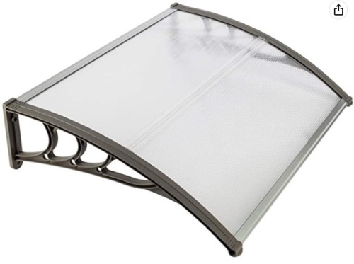 Patio Door Window Awning Canopy - Lot 249