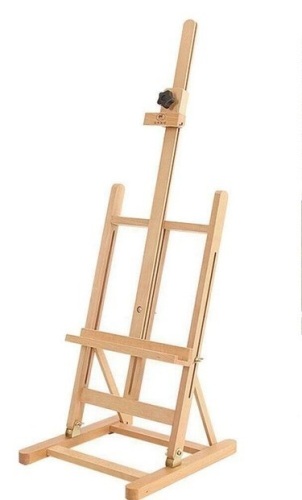 Standing Artist Beech Metal Wood Easel Table Top Adjustable Art Painting H-Frame - Lot 292