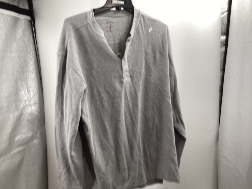 Red Head Light Grey Thermal, Men's Large - Lot 441