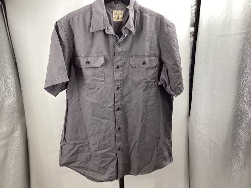 Red Head Men's Short Sleeve Button Up, XL - Lot 481