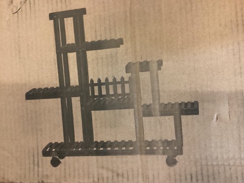 Wooden Plant Stand, May Be Missing Hardware - Lot 748