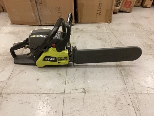 Lot of 2 Ryobi 14 in. 37cc 2-Cycle Gas Chainsaw, For Parts Only - Lot 757
