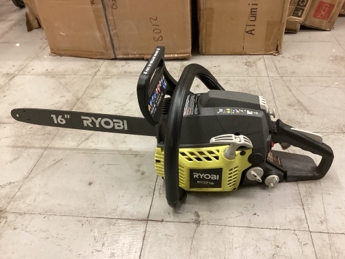 Lot of 2 Ryobi 16" Chain Saw, For Parts Only - Lot 762