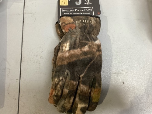 Red Head Truetimber Camo Insulated Fleece Gloves, Size M - Lot 281