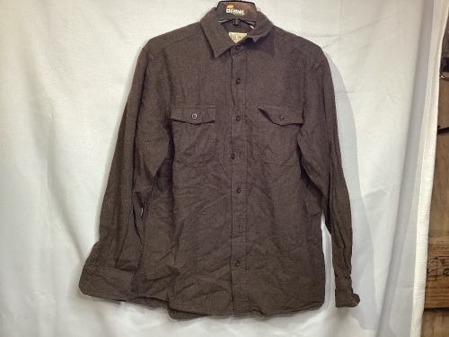 Red Head Men's Long Sleeve Shirt, Brown, Size M - Lot 212