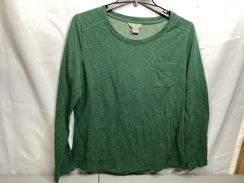 Natural Reflections Long-Sleeve Top, Green, Size L - Lot 252
