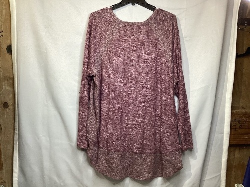 Natural Reflections Long Sleeve Sweater, 1X - Lot 235