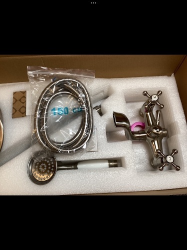 Rainfall Showerhead, Hanndheld Sprayer, Faucet Assembly - Lot 790