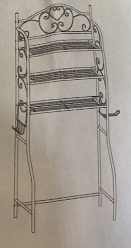 Decorative 3-Tier Shelf - Lot 346