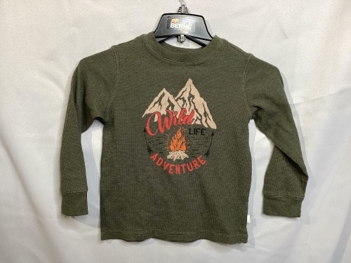 Long Sleeve Thermal Shirt, Kids Small - Lot 274
