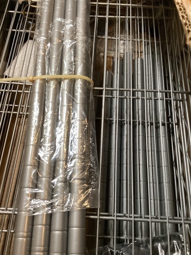 5-Shelf Carbon Steel Rack, May Be Missing Hardware - Lot 335