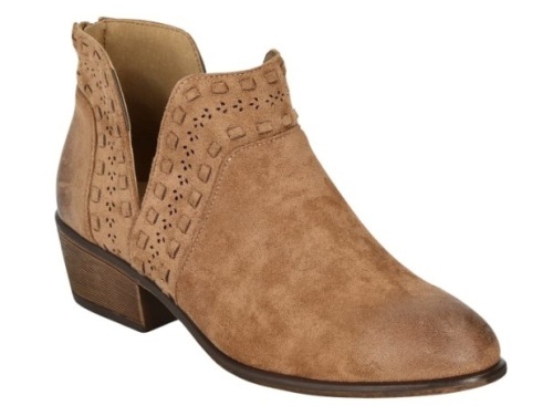 Natural Reflections Taupe Suede Boots, Ladies Size 8 - Lot 266