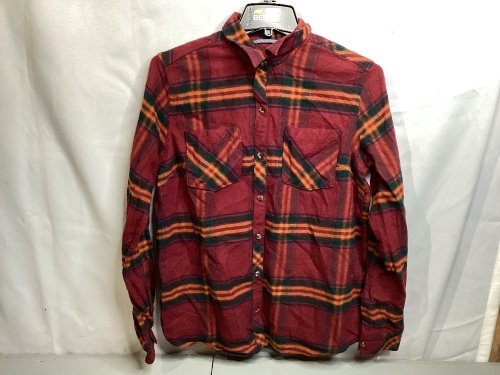 Natural Reflections Button-Down Plaid Shirt, S - Lot 278