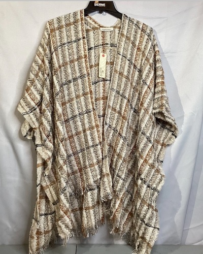 Quagga Plaid Shawl, One Size Fits All - Lot 242