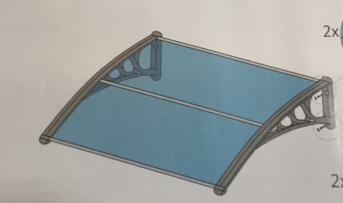 Door Canopy Awning - Lot 350