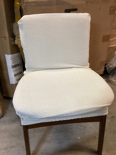 Lot of 2 Long-Back Bar Stool Covers (Chair Not Included) - Lot 381