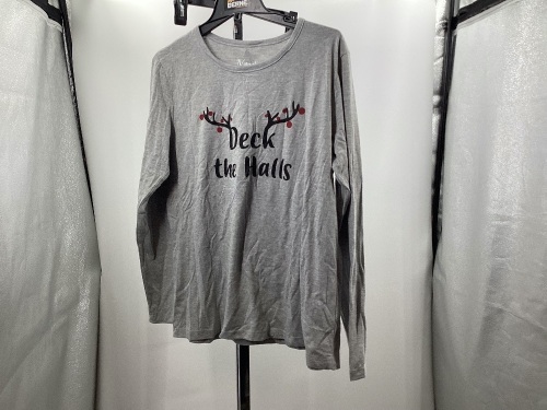 Natural Reflections Long Sleeve Holiday Top, Lg - Lot 483