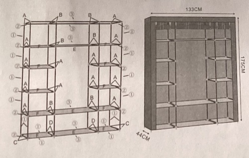 Shelving Storage Unit - Lot 507