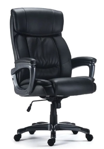 Staples Lockland Ergonomic Leather Managers Big & Tall Chair - Lot 65