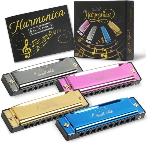 Set of 4 Harmonicas - Lot 154