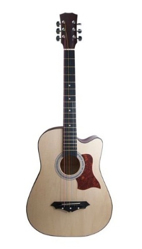 Memorex 38-Inch Acoustic Guitar, Broken String - Lot 170