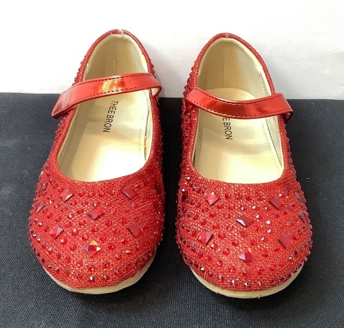 Girl's Mary Jane Flat Dress Shoes, 4M - Lot 227
