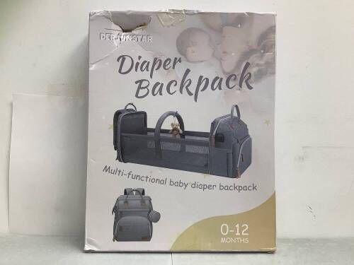 Multi-Functional Diaper Backpack, New - Lot 258