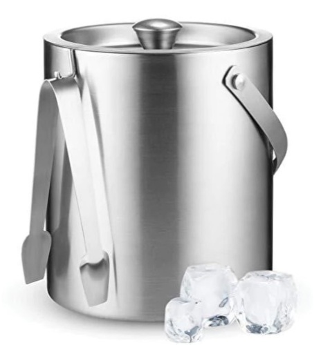 FineDine Double-Wall Stainless Steel Insulated Ice Bucket - Lot 269