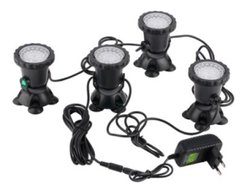 4pk Color Changing Waterproof Pond/ Fountain Lights - Lot 439